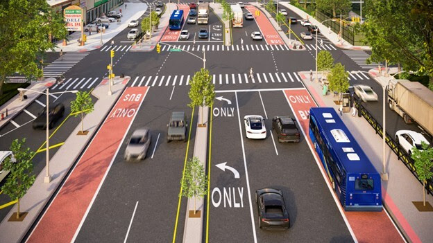 Brooklyn's Linden Boulevard Gets Safety Upgrades and Bus Lanes